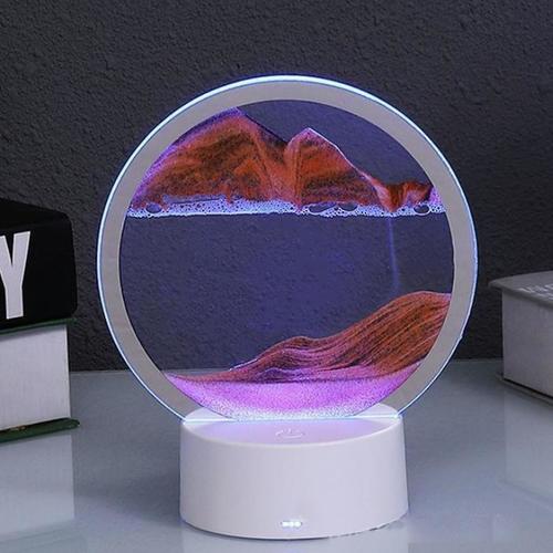 מנורת אווירה חול נע MOVING SAND ART