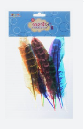 נוצות צבעוניות 14 ס