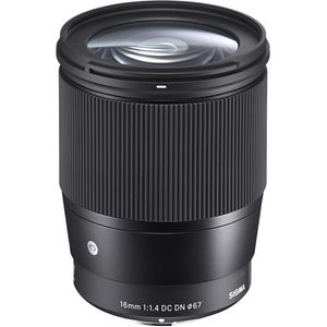 עדשה Sigma 16mm f/1.4 dc hsm למצלמות Sony