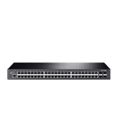 מתג מנוהל JetStream עם 48 יציאות Gigabit L2 עם 4 פתחי SFP  TL-SG3452