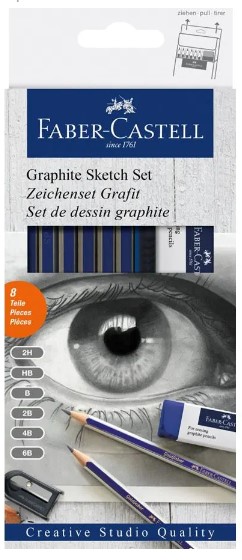 סט רישום 8 חלקים GRAPHITE SKETCH SET