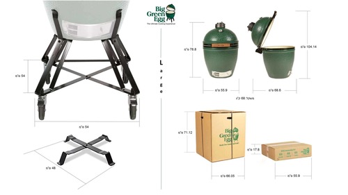 ‏מעשנת פחמים Large Big Green Egg
