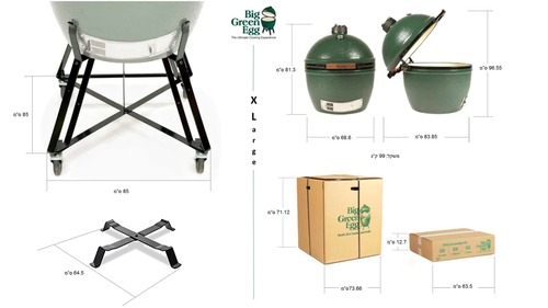 ‏מעשנת פחמים XLarge Big Green Egg