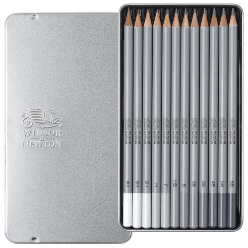 סט 12 עפרונות רישום MEDIUM GRAPHITE PENCILS