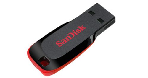 כרטיס זיכרון  נייד SanDisk Cruzer Blade 32GB 