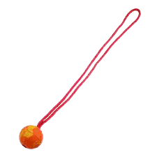 כדור גומי עם חבל HS 5 סמ' B291