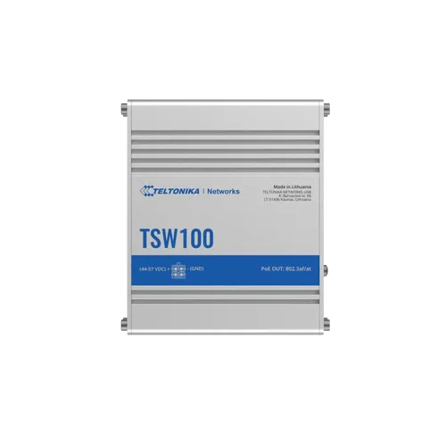 מתג תעשייתי‏‎ TSW100 TELTONIKA POE+ ‎