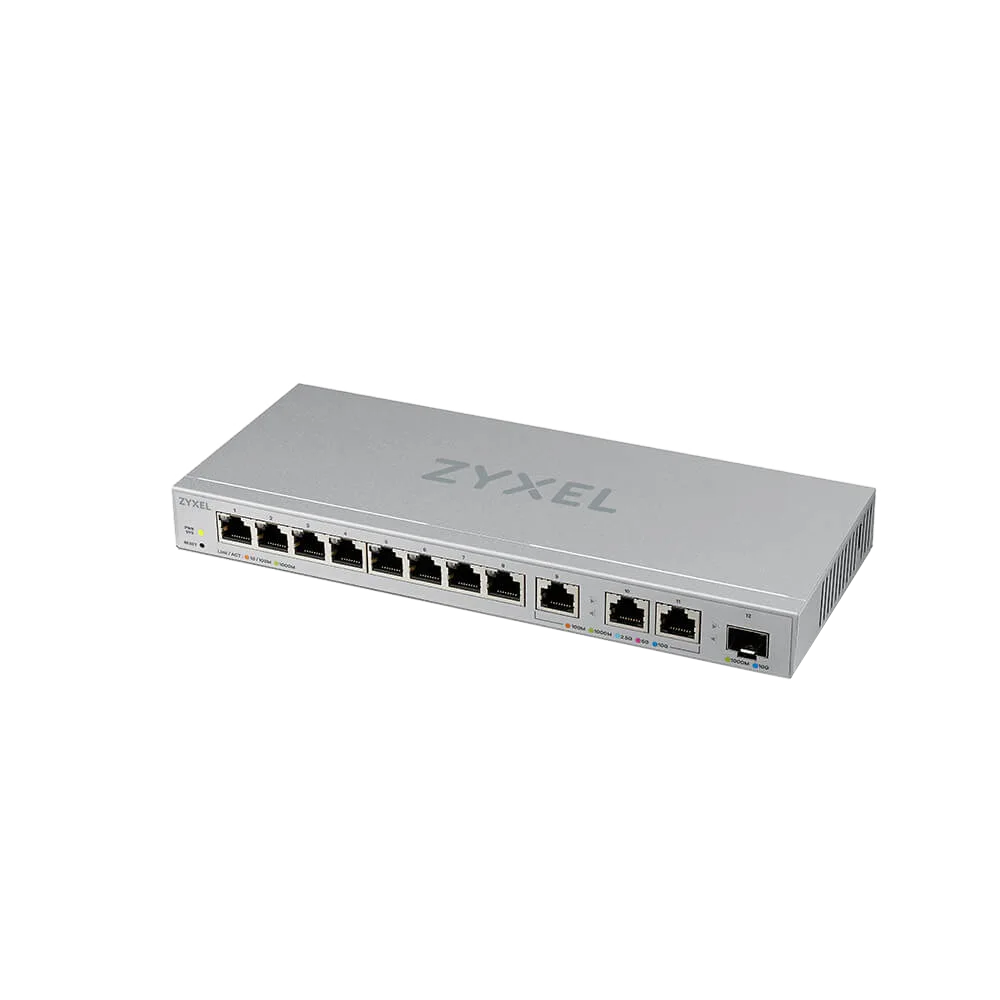 מתג מנוהל 12 פורטים ‏G‏10‏‎ Zyxel XGS1250 ‎