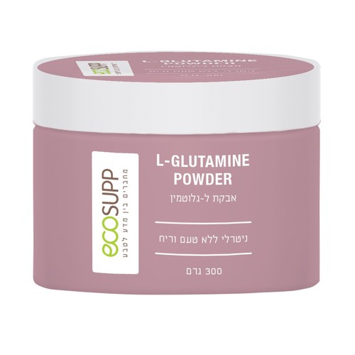 אבקת ל-גלוטמין אקוסאפ L-Glutamine powder Ecosupp