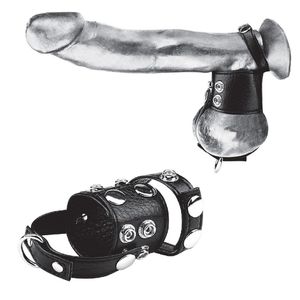 טבעת זקפה ורתמת אשכים 3.8 ס"מ Cock& Balls Stretcher