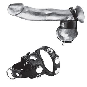 טבעת זקפה ורתמת אשכים 2.5 ס"מ Cock& Balls Stretcher