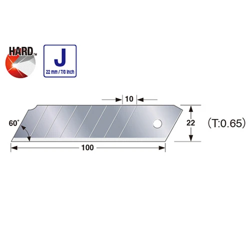 להב עבה LCB62 לסכינים רחבים דגמים LC620/630  TAJIMA