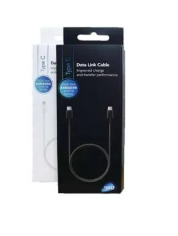 כבל סינכרון וטעינה מקורי SAMSUNG TYPE C-TYPE C BLACK