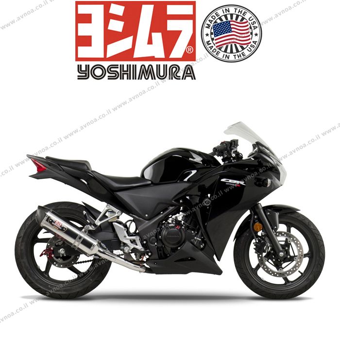 מפלט YOSHIMURA HONDA CBR250R 11-13 Race R-77 SO SS-SS-CF