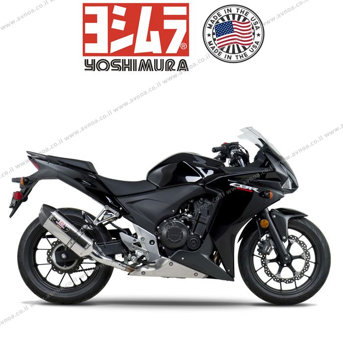 מפלט YOSHIMURA HONDA CB500F/R500R 13-15 Street R-77 SO SS-SS-CF