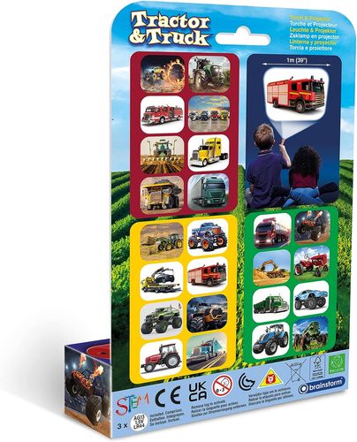 ערכת פנס מקרן 24 תמונות - משאיות וטרקטורים