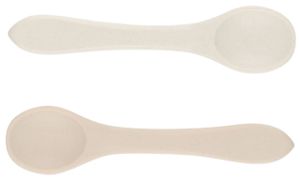 זוג כפיות סיליקון רכות וגמישות - בז