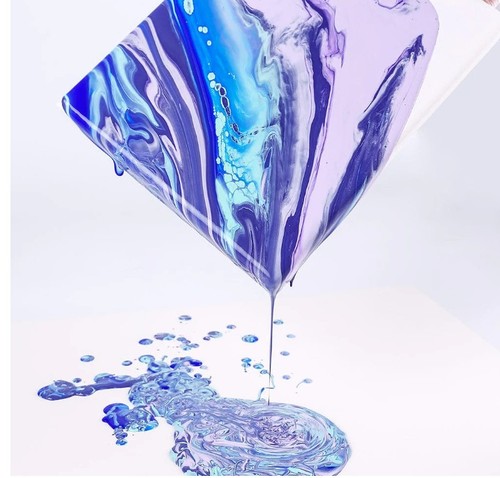 סט 4 צבעי אקריליק פורינג , דגם ETHEREAL
