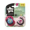 זוג מוצצים 0-6 חודשים Tommee Tippee Fun Style - ורוד 