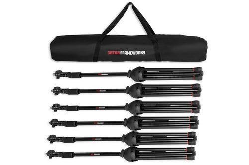 6 סטנדים למיקרופון + נרתיק GATOR GFW-MIC-6PACKBG