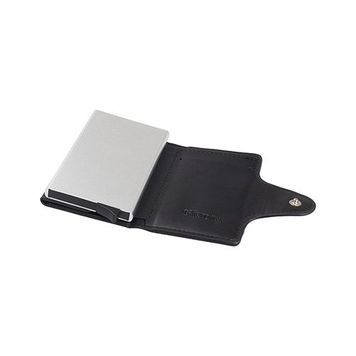 ארנק בטיחות RFID + NFC דמוי עור יוקרתי שולף כרטיסי אשראי ותא לשטרות מבית המותג גבעוני