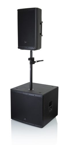 מעמד לרמקול על סאב עם מנואלה GATOR GFWSPKSUBCRNK Crank-operated Sub Pole