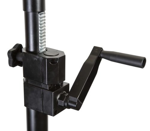 מעמד לרמקול על סאב עם מנואלה GATOR GFWSPKSUBCRNK Crank-operated Sub Pole