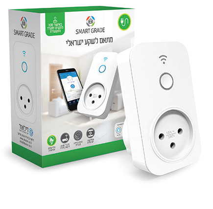 מתאם שקע תקע wifi מבית Delaor Smart Grade