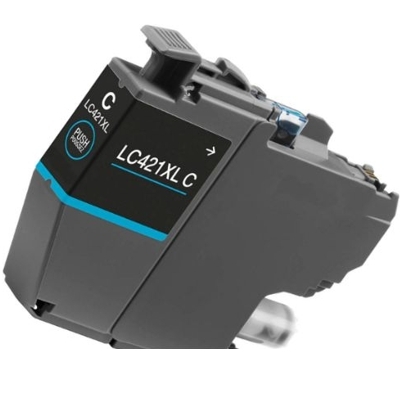 דיו כחול תואם פרימיום Brother LC-421XLC בראדר (500 דף)