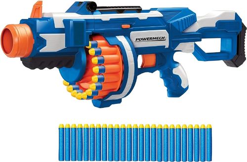 רובה חיצים PowerMech עם מחסנית מסתובבת חשמלית ו 20 חיצים ארוכי טווח 22 מטר 