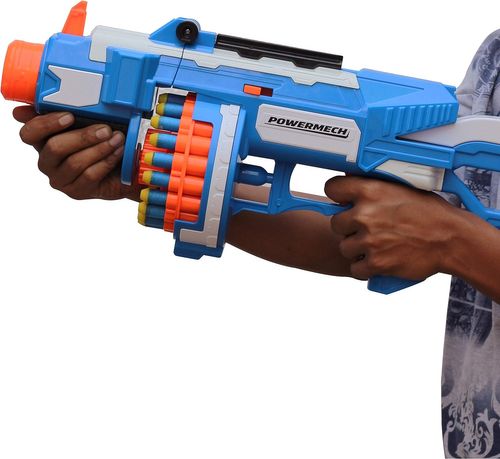 רובה חיצים PowerMech עם מחסנית מסתובבת חשמלית ו 20 חיצים ארוכי טווח 22 מטר 