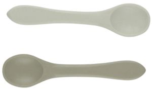 זוג כפיות סיליקון רכות וגמישות - ירוק