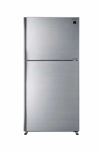 מקרר מקפיא עליון זכוכית כסופה SHARP SJ-GV69G-SL שארפ