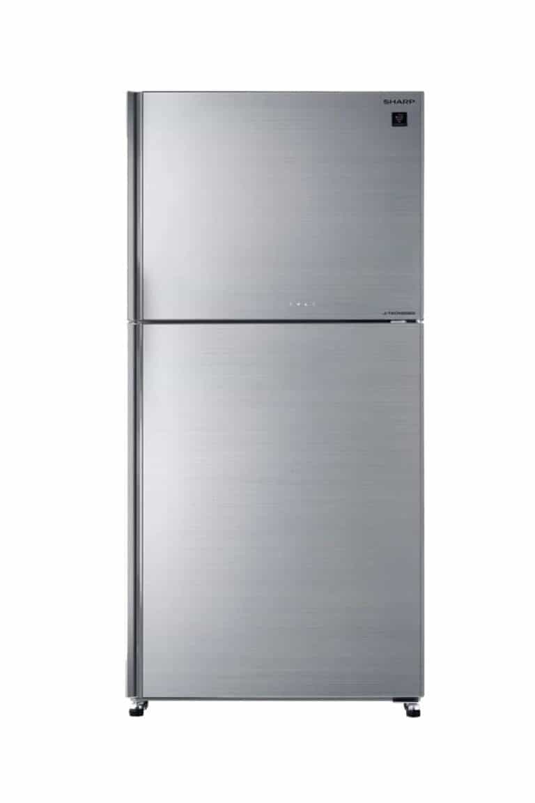 מקרר מקפיא עליון זכוכית כסופה SHARP SJ-GV69G-SL שארפ