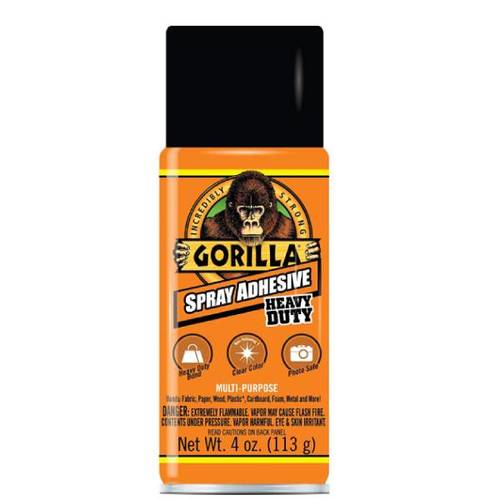 דבק ספריי שקוף גורילה 118 מ"ל Gorilla Glue