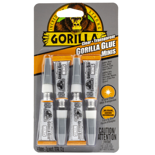 דבק גורילה שקוף מיני 4*3 ג' Gorilla Glue
