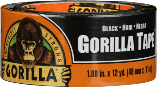 גורילה סרט הדבקה/חבלה שחור 48 מ"מ, 11 מ' Gorilla Glue