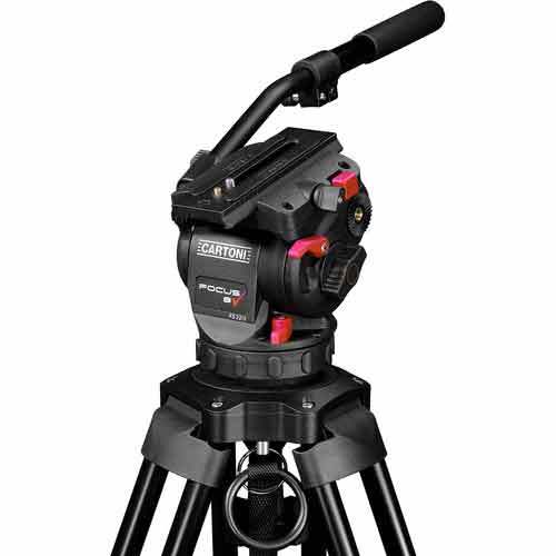 קיט חצובת וידאו עם ראש Cartoni Focus 8 Red Lock System רשמי