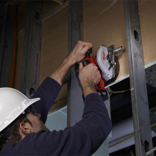 מסור עגול למתכת 18V ליתיום ערכה עם 2 סוללות 4 אמפר