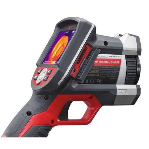 מצלמה תרמית נטענת 12V
 ערכה עם 2 סוללות 2 אמפר