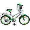 אופניים לילדים קונקט 20 אינץ' עם גלגלי עזר לגילאי 4-5 - ירוק