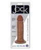 דילדו צבע מוקה באורך של 15.2 ס"מ XR Brands -  Jock 6 Inch Dildo 