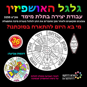 36 יצירה גלגל האושפיזין בתלת מימד/ריטרם