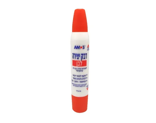 דבק יצירה לבן דו-צדדי - 34 מ