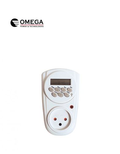 תמונת מוצר נוספת שעון דיגיטלי / טיימר לשקע חשמלי OMEGA