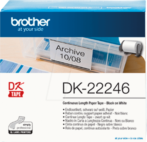 גליל מדבקות רציף מקורי Brother DK22246
