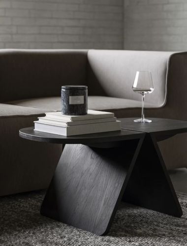 שרפרף יפני שחור עץ אלון AVIO Stool