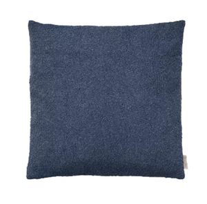 כרית נוצות 50X50 כחולה BOUCLE Midnight Blue