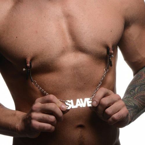 מצבטי פטמות שרשרת עבדים | Enslaved Slave Chain Nipple Clamps