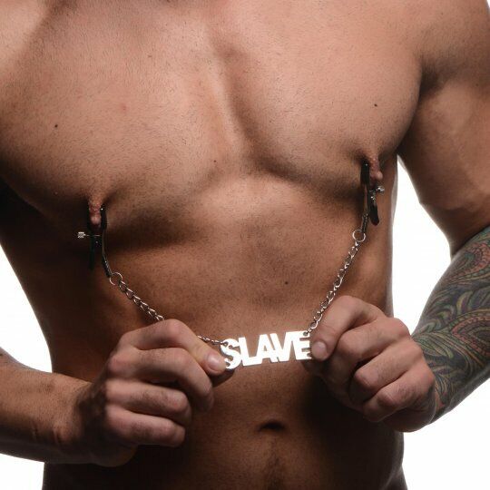 מצבטי פטמות שרשרת עבדים | Enslaved Slave Chain Nipple Clamps